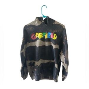 Bleach Dyed/Garfield Brand Hoodie